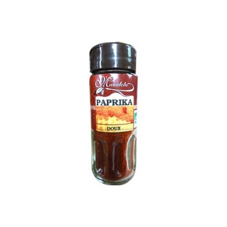 Paprika doux poudre 40 gr pot en verre