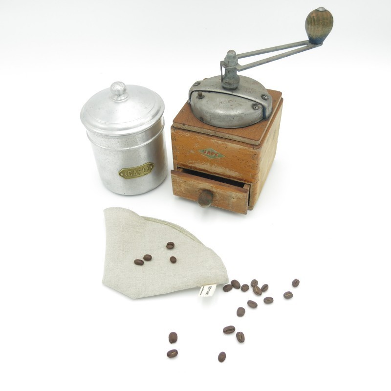 Filtre à café réutilisable en lin bio - Hakuna Taka